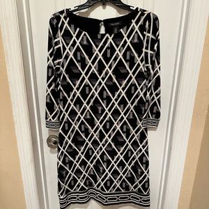 Geometric patterned dress